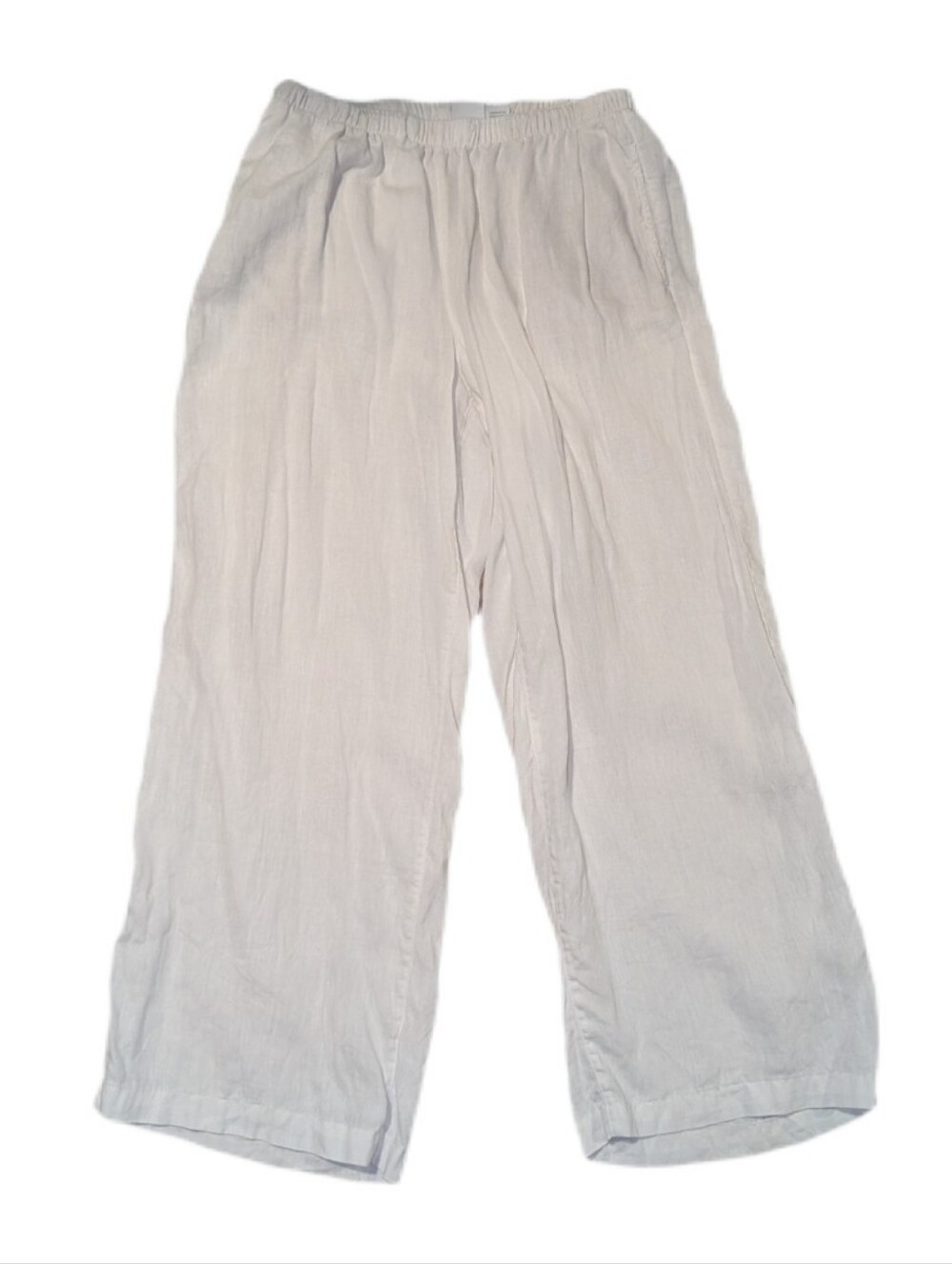 C&C White Linen Pants Size m